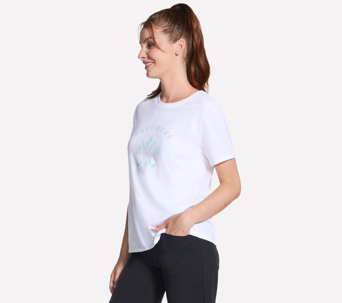 Skechers Women Tee Time Short Sleeve Tee