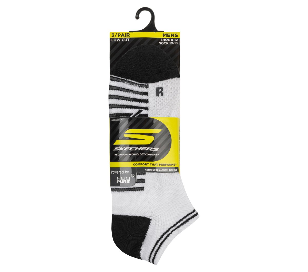Skechers Men|Clothing 3 Pack Men's Performance Low Cut Running Socks