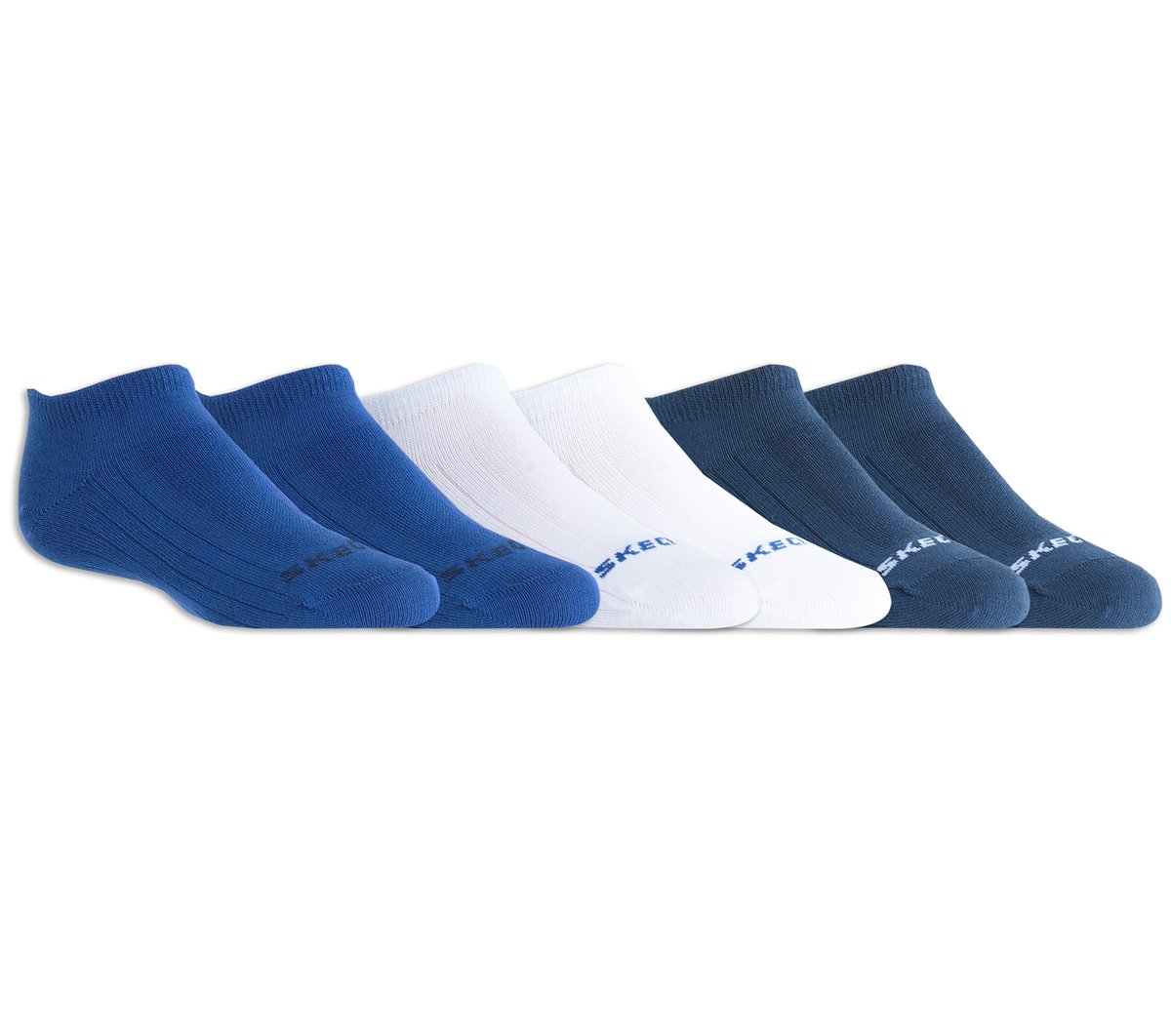 Skechers Kids|Clothing 6 Pack Non Terry No Show Socks