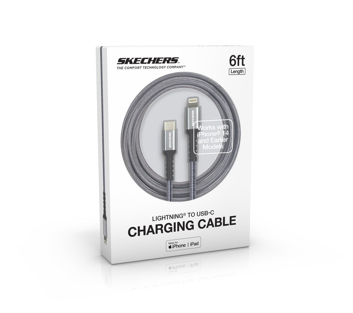 Skechers Clothing Lightning to USB-C Charging Cable