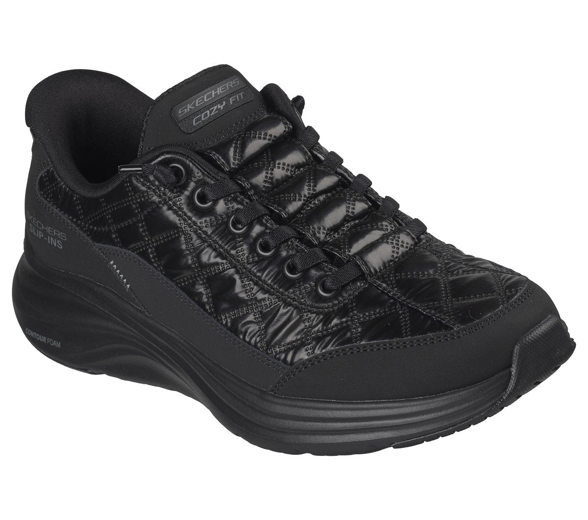 Skechers Women Slip-ins: Contour Foam - Cozy Fit Shining Pearl