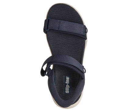 Skechers Women Slip-ins: GO WALK Glide-Step 2.0 Sandal - Charlie