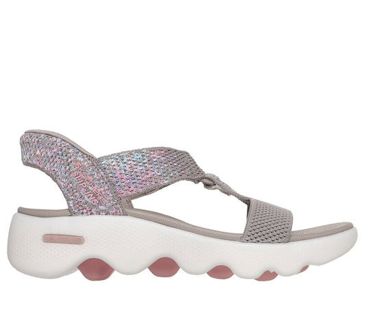 Skechers Women Slip-ins: GO WALK Massage Fit Sandal - Confetti Sky