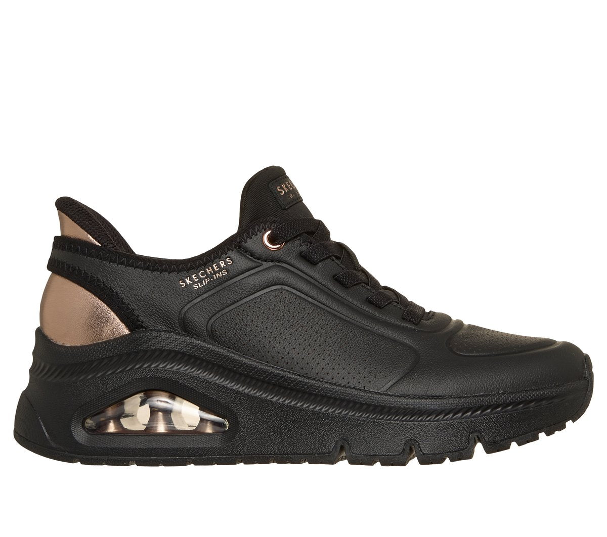 Skechers Women Slip-ins: Premium Leather UNO Icon - Luxe Air