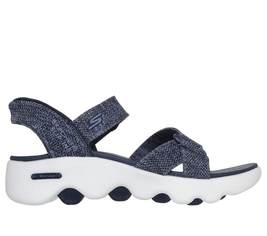Skechers Women Slip-ins: GO WALK Massage Fit Sandal - Heather