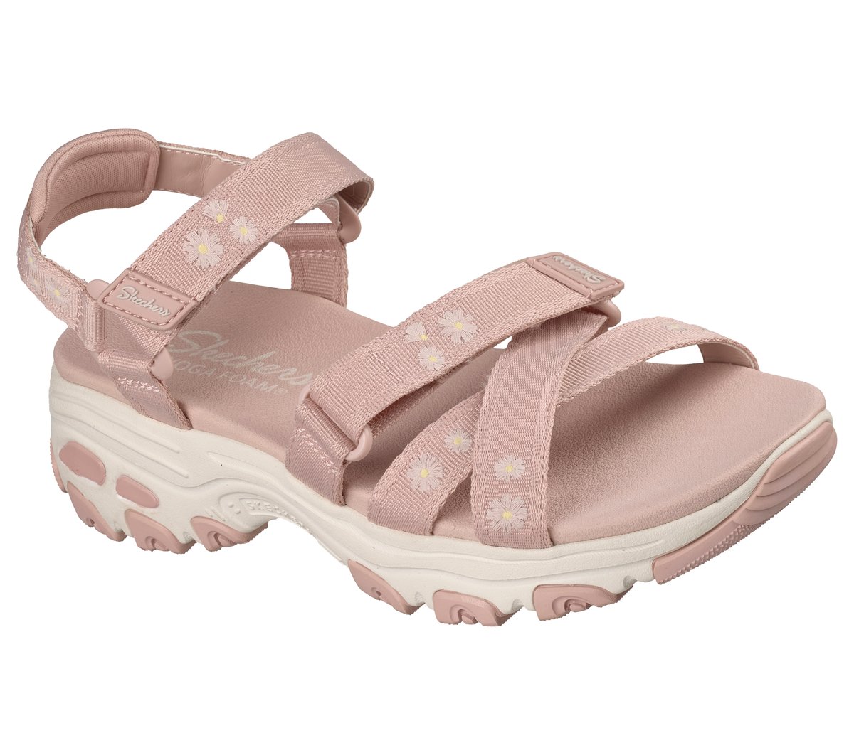 Skechers Women|New Arrivals D'Lites Sandal - Happily Yours