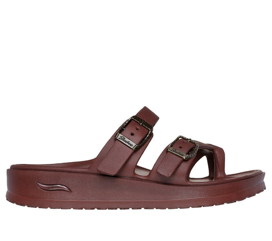 Skechers Women Foamies: Arch Fit Cali Breeze 2.0 - Poppy