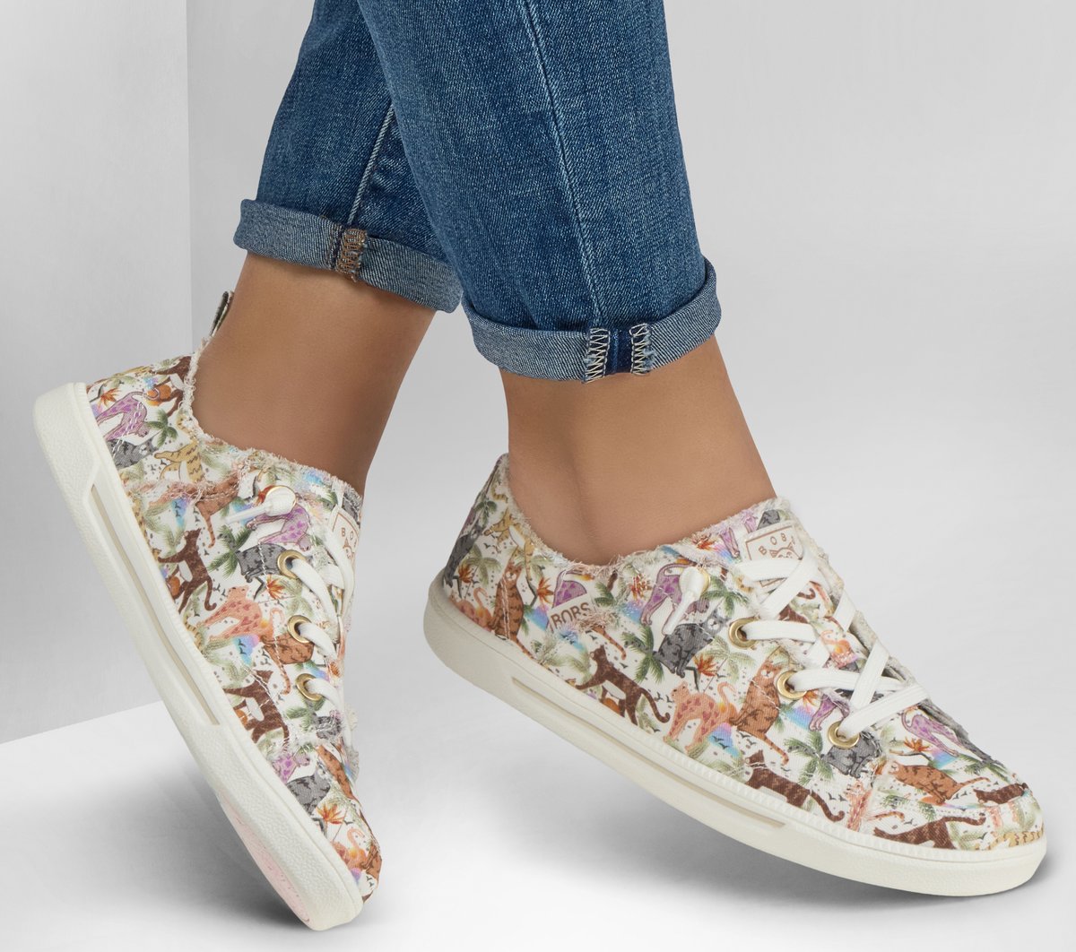 Skechers Women BOBS B Cute 2.0 - Jungle Steps