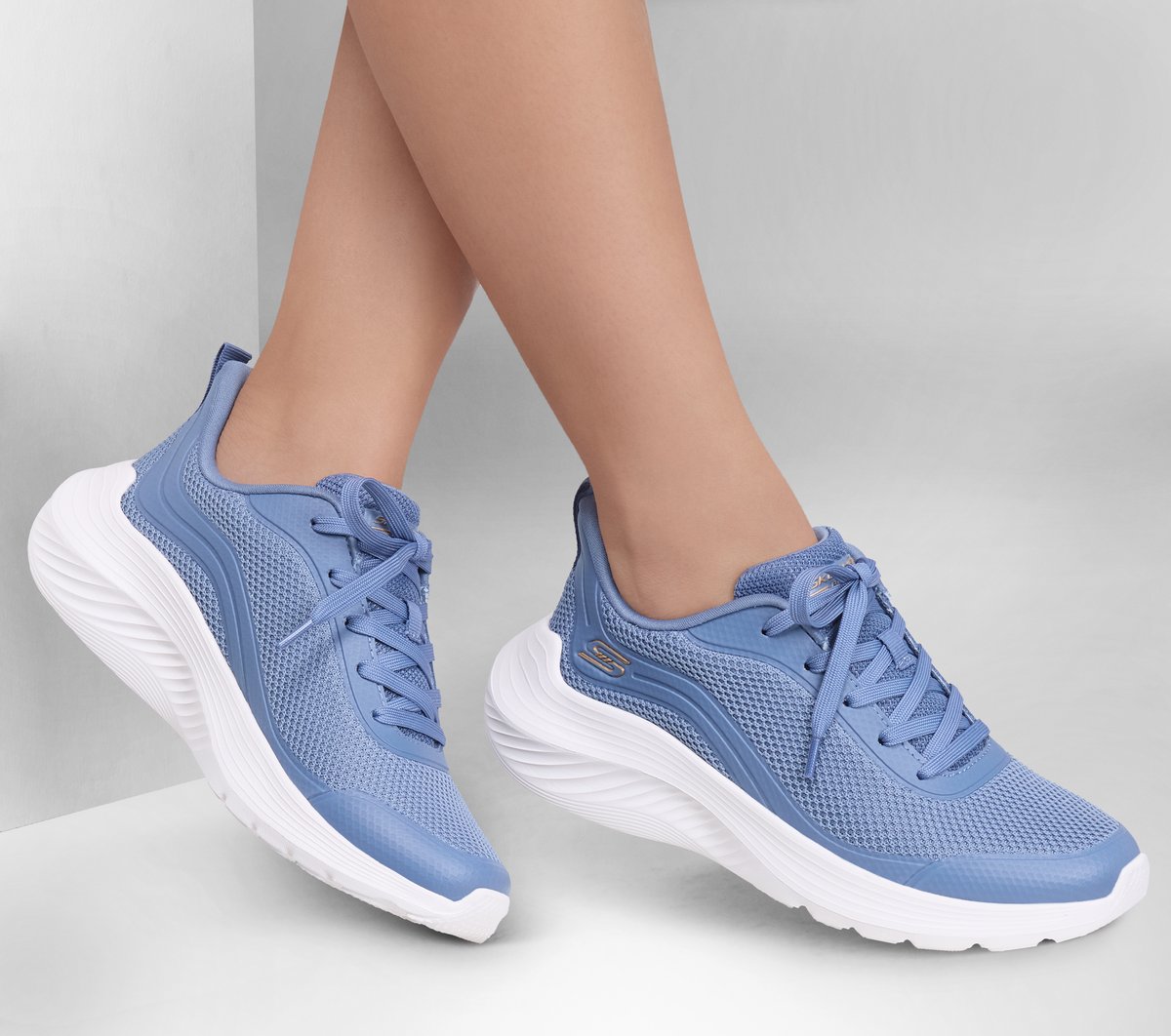 Skechers Women BOBS Sport Squad Waves - Still Wading