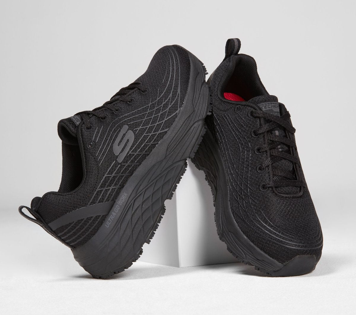 Skechers Women Work Slip-Resistant Relaxed Fit: Max Cushioning Elite