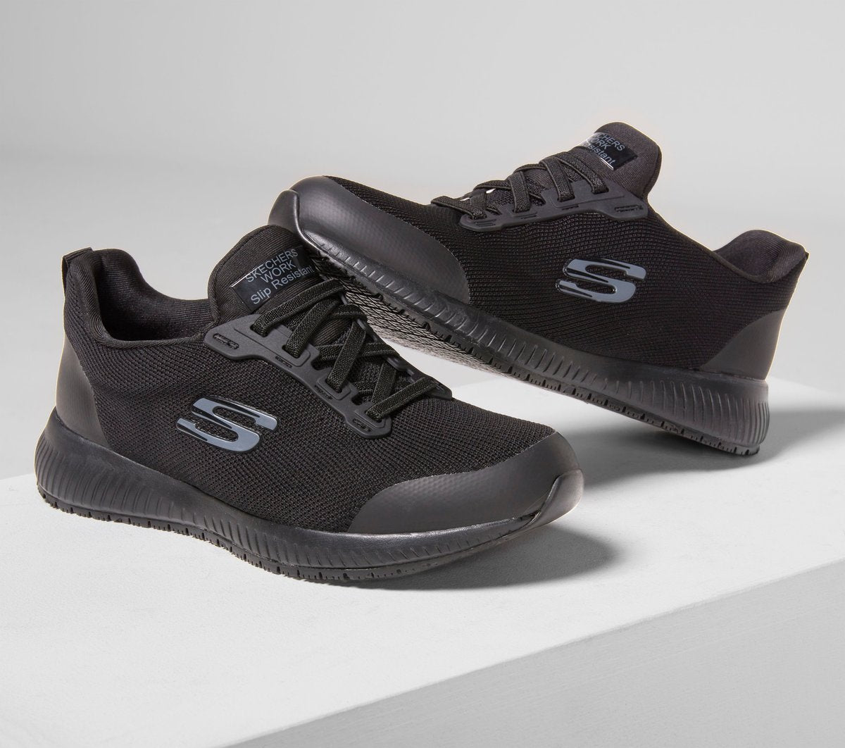 Skechers Women Work Slip-Resistant Relaxed Fit: Squad