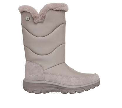 Skechers Women Waterproof Relaxed Fit: Easy Going - Snow Chillin