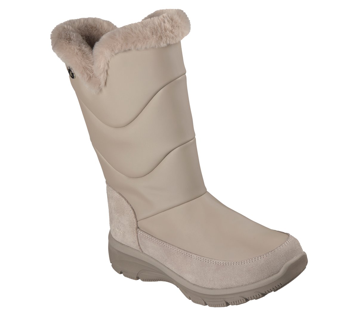 Skechers Women Waterproof Relaxed Fit: Easy Going - Snow Chillin
