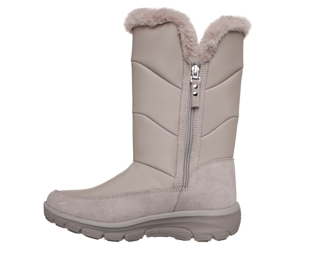 Skechers Women Waterproof Relaxed Fit: Easy Going - Snow Chillin