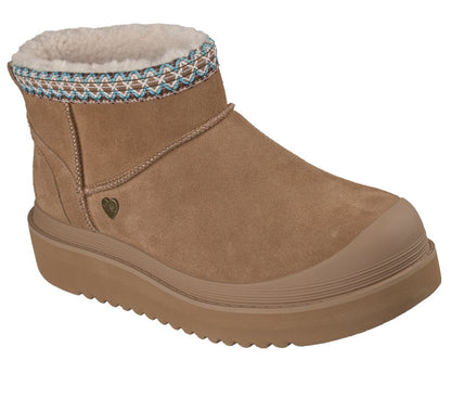 Skechers Women BOBS Dakota - Suede Stomper