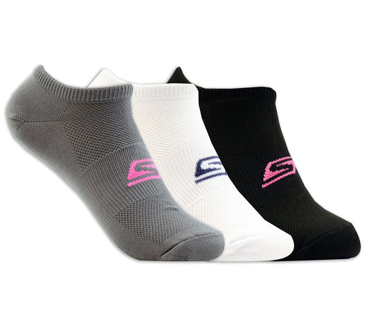 Skechers Women|Clothing 3 Pack No Show Stretch Socks