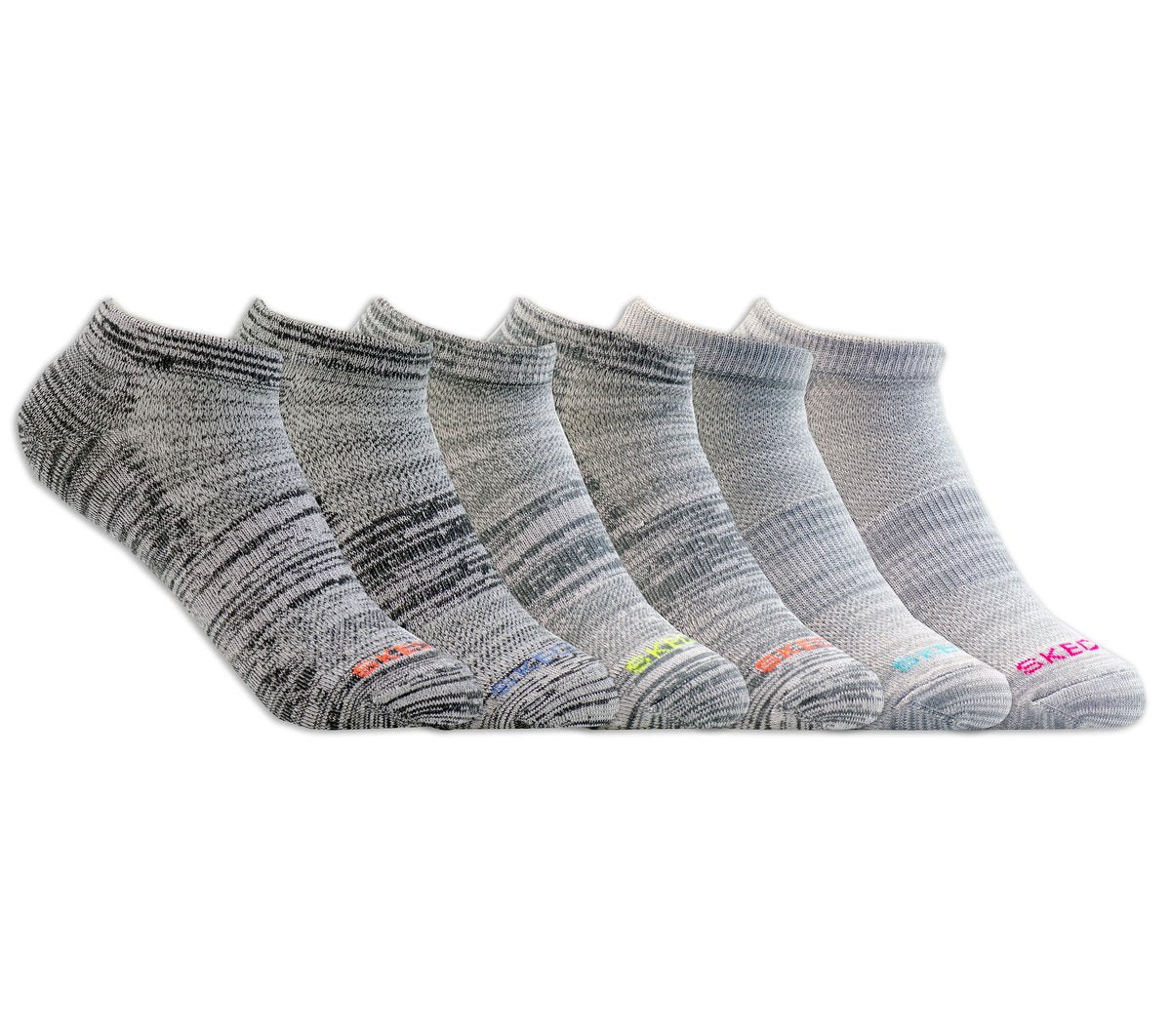 Skechers Women|Clothing 6 Pack Women's Low Cut Sport Stripe Socks