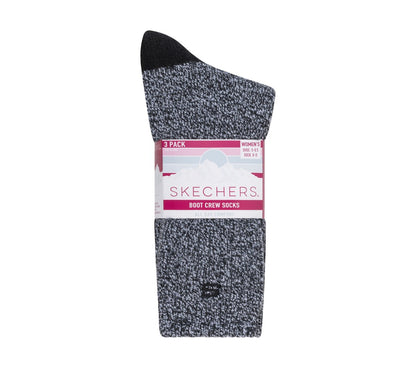 Skechers Women|Clothing Super Soft Boot Crew Socks - 3 Pack