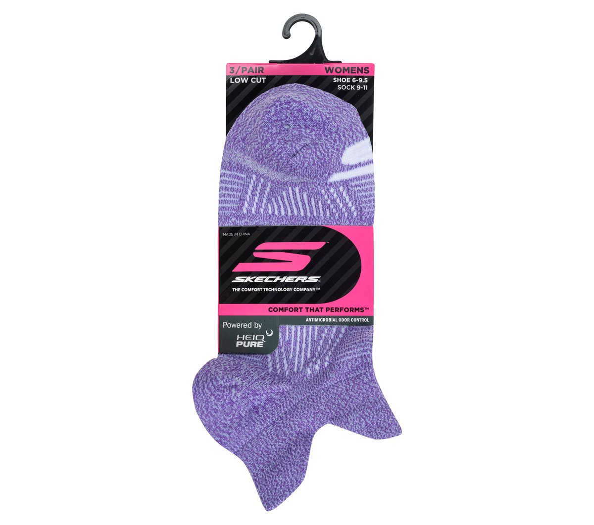 Skechers Women|Clothing 3 Pack Women's Performance Low Cut Pattern Socks