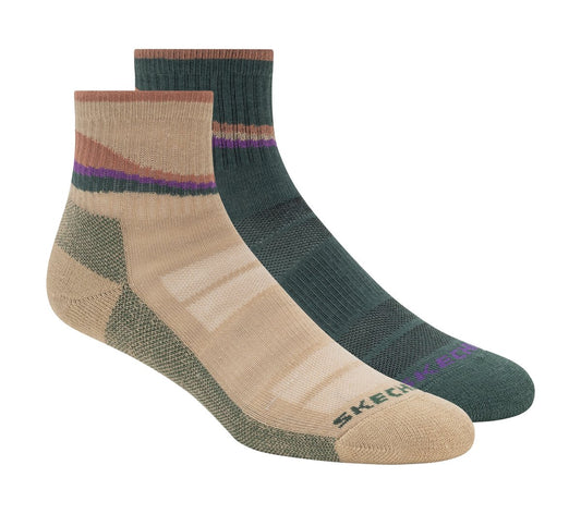 Skechers Women|Clothing 2 Pack Women's Trail Quarter Socks