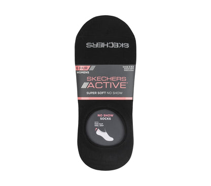 Skechers Women|Clothing Super Soft No Show Liner Socks - 6 Pack