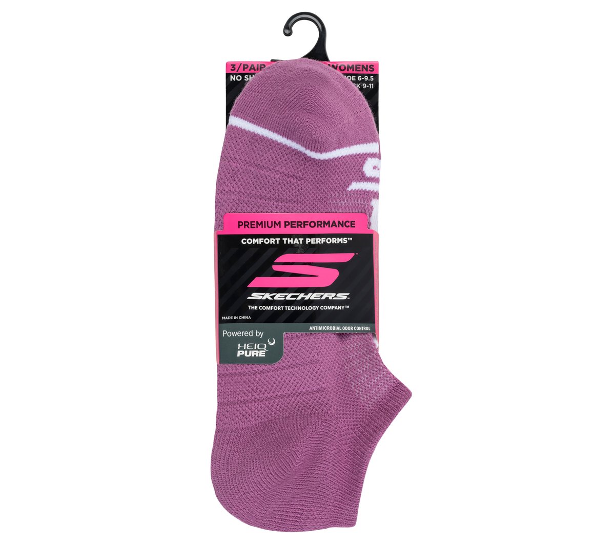 Skechers Women|Clothing 3 Pack Women's No Show Premium Basic Socks