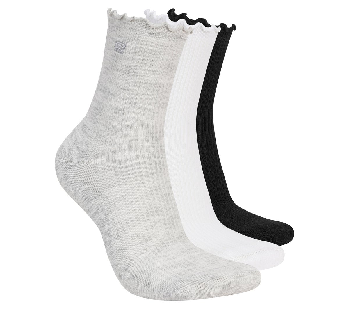 Skechers Women|Clothing 3 Pack Women's Ankle Lettuce Socks