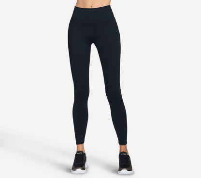 Skechers Women GO WALK Diamond-Studded Full Length High-Waisted Legging