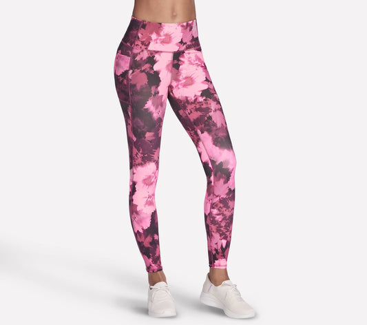 Skechers Women GO FLEX RIB Inbloom Full Length High-Waisted Legging