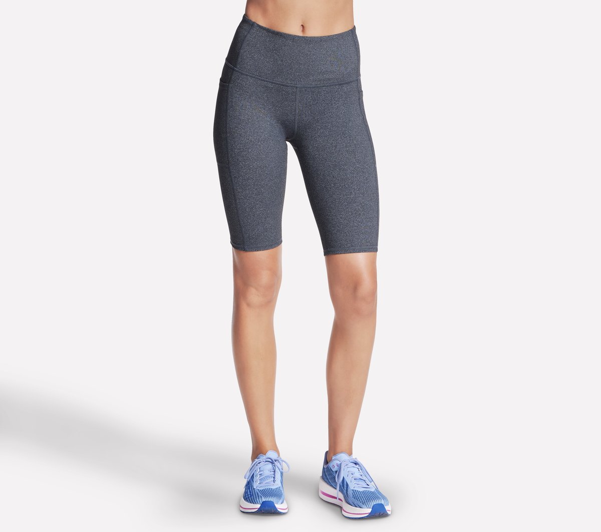 Skechers Women GO WALK High Waisted 10 Inch Bike Short