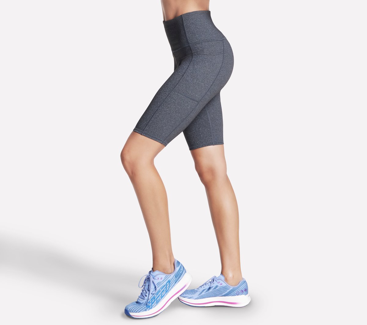 Skechers Women GO WALK High Waisted 10 Inch Bike Short