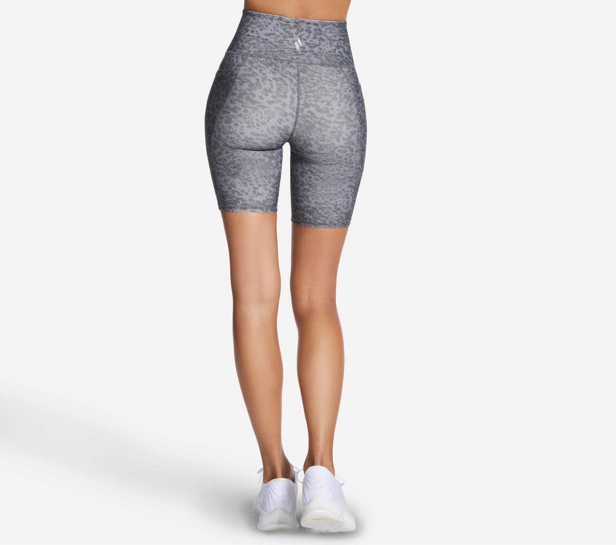 Skechers Women GO FLEX Printed High Waisted 8 Inch Bike Short