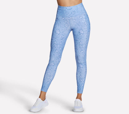 Skechers Women GO WALK Printed Full Length High-Waisted Legging