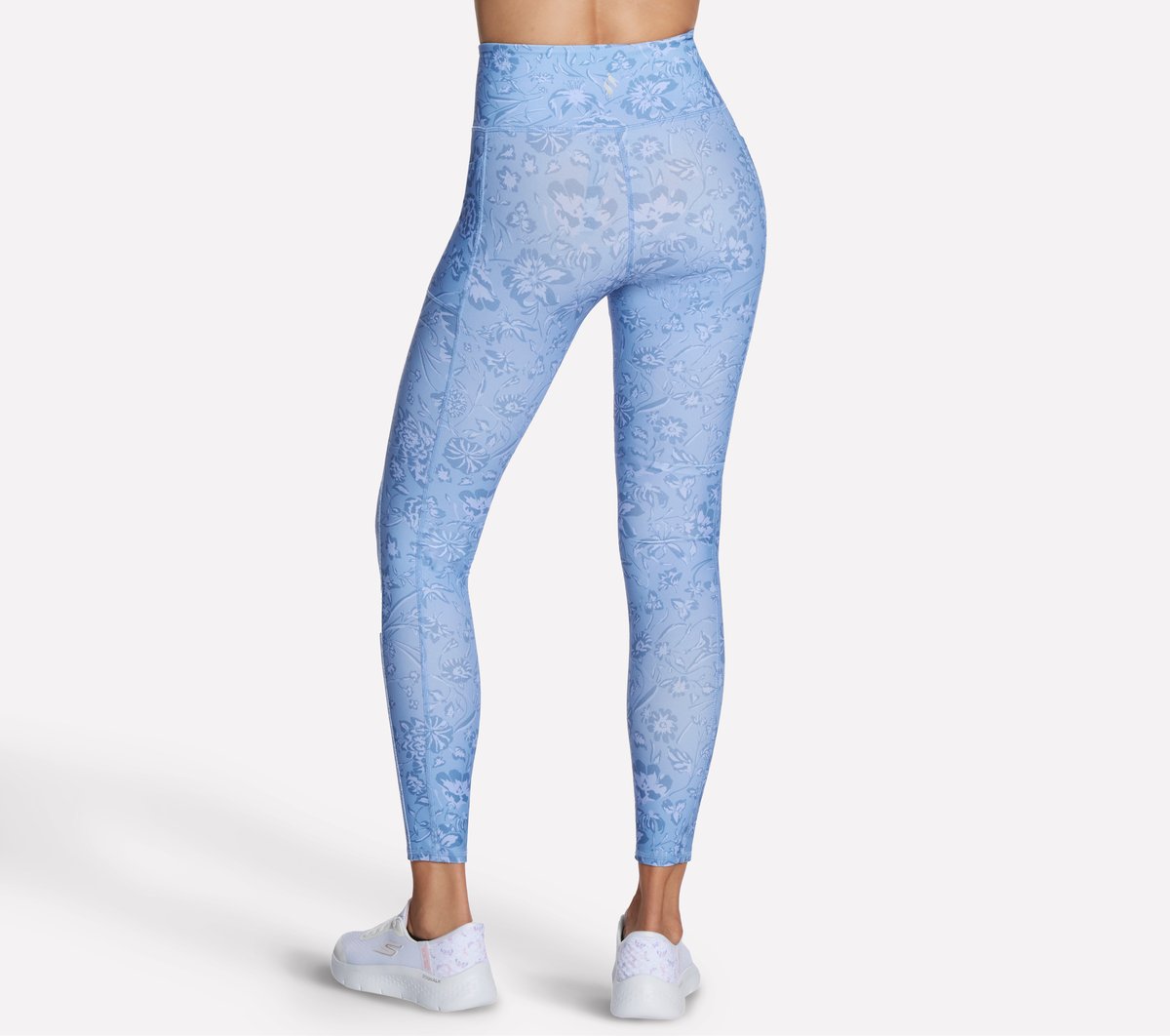 Skechers Women GO WALK Printed Full Length High-Waisted Legging