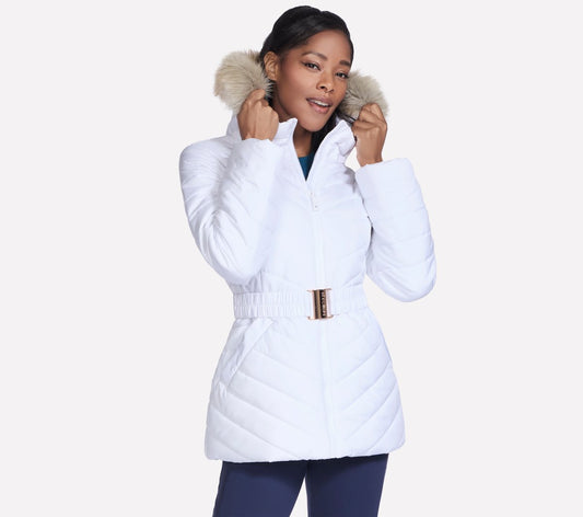 Skechers Women On-The-GO GO SHIELD Cozy Fit Belted Parka