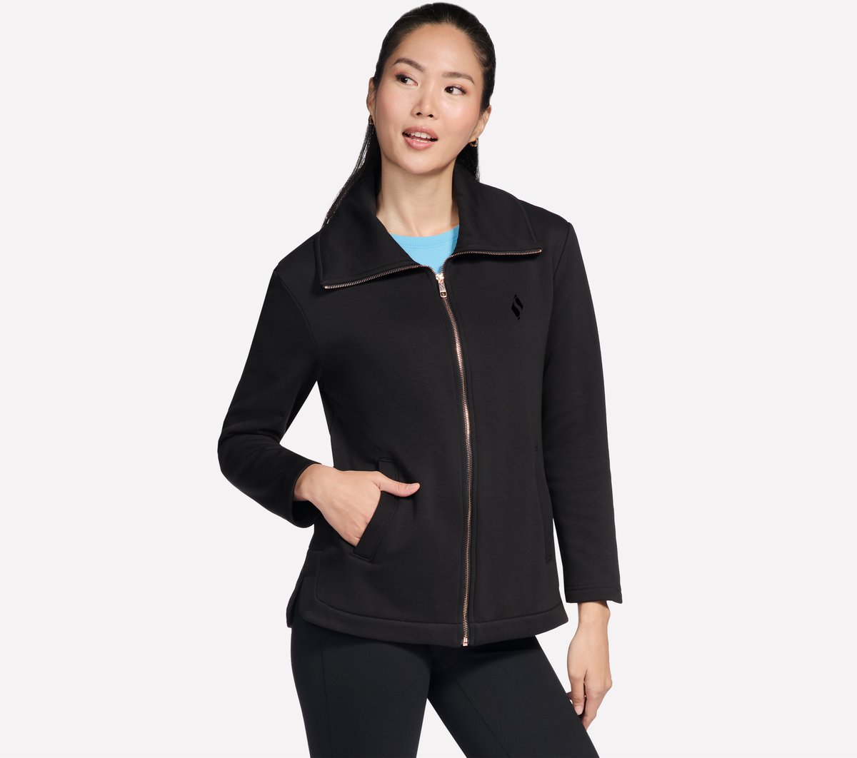 Skechers Women GO SNUGGLE Tunic Full Zip Jacket