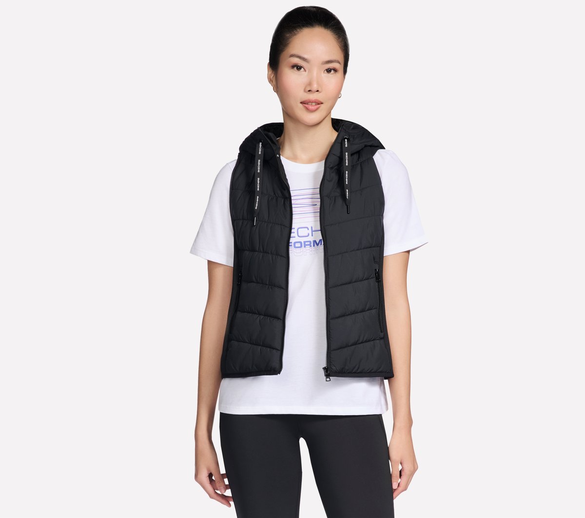 Skechers Women Performance Elite Cozy Fit Hooded Vest