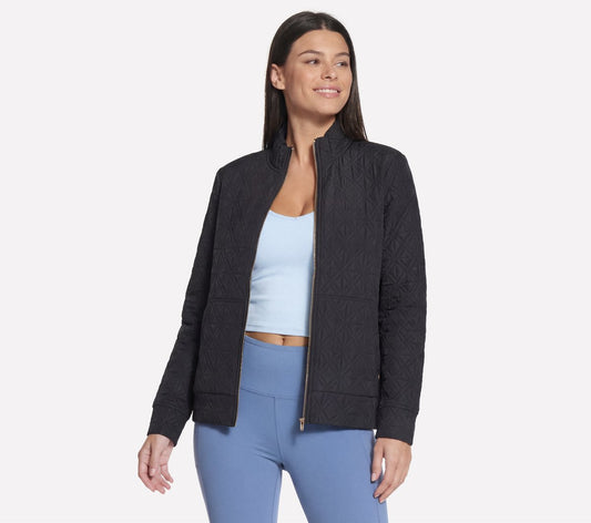 Skechers Women GO WALK Everywhere Cozy Fit Diamond Jacket