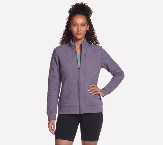 Skechers Women GO WALK Everywhere Cozy Fit Diamond Jacket