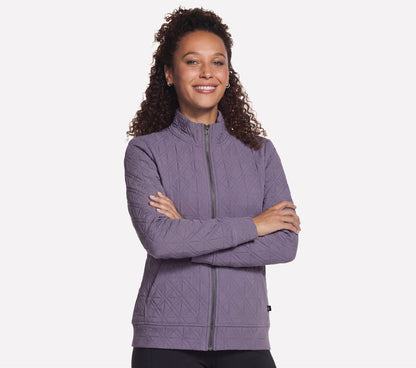 Skechers Women GO WALK Everywhere Cozy Fit Diamond Jacket