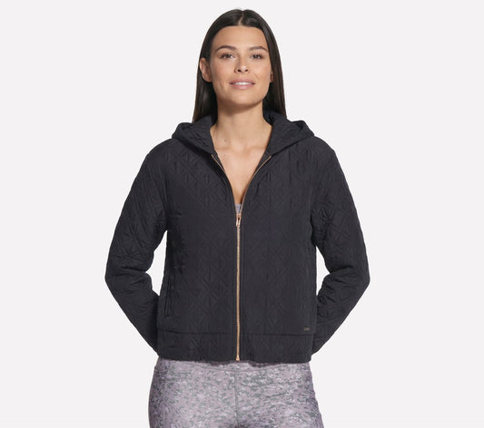 Skechers Women GO WALK Cozy Fit Diamond Jacket