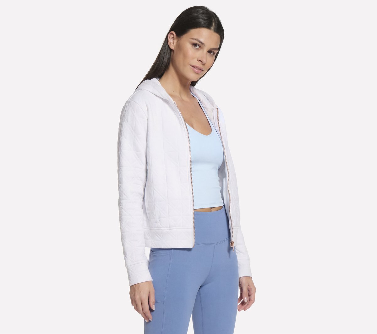 Skechers Women GO WALK Cozy Fit Diamond Jacket