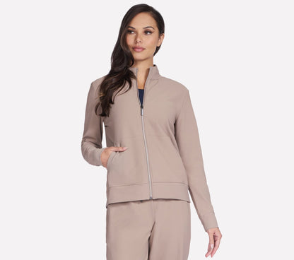 Skechers Women GO Luxe Rib Everyday Full Zip Jacket