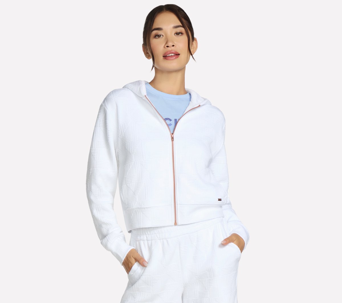 Skechers Women GO WALK Everywhere Diamond Full Zip Jacket