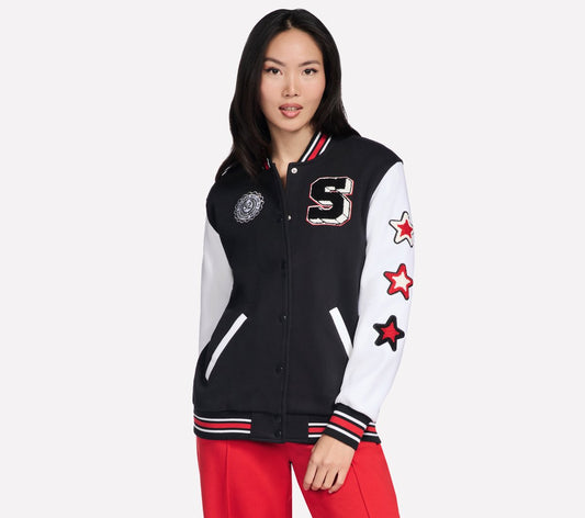 Skechers Women Classic Varsity Jacket