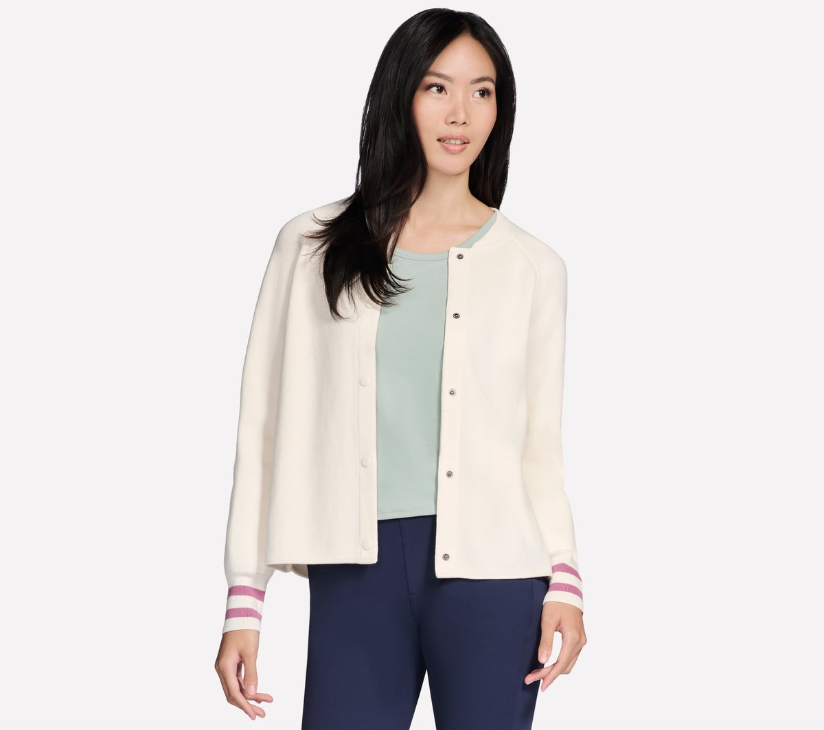 Skechers Women GO WALK Reflection Sweater Bomber