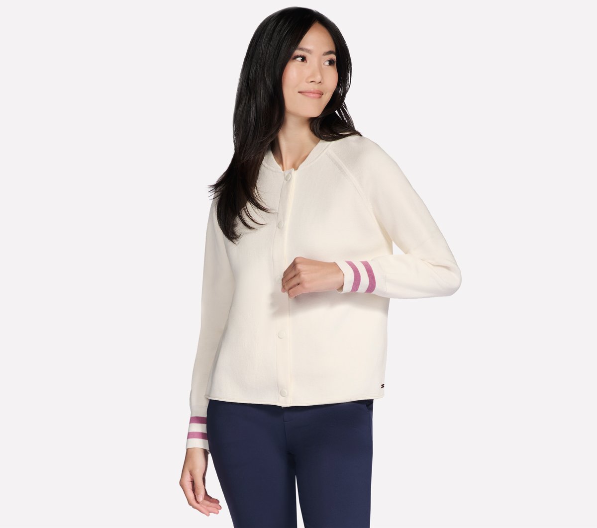 Skechers Women GO WALK Reflection Sweater Bomber
