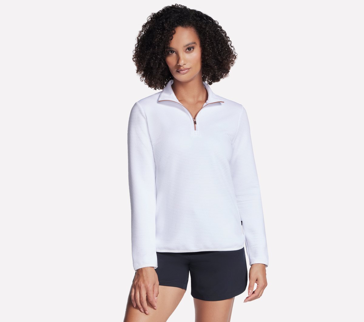 Skechers Women Soft Knit Ottoman 1/4 Zip