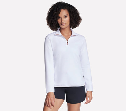 Skechers Women Soft Knit Ottoman 1/4 Zip