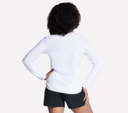 Skechers Women Soft Knit Ottoman 1/4 Zip